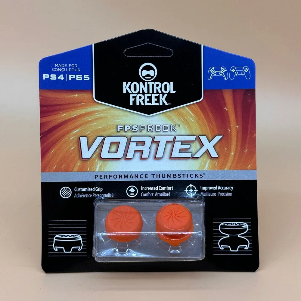 Performance Thumbsticks 1‎ High-Rise, 1 Mid-Rise Orange for PS4/PS5 Controllers